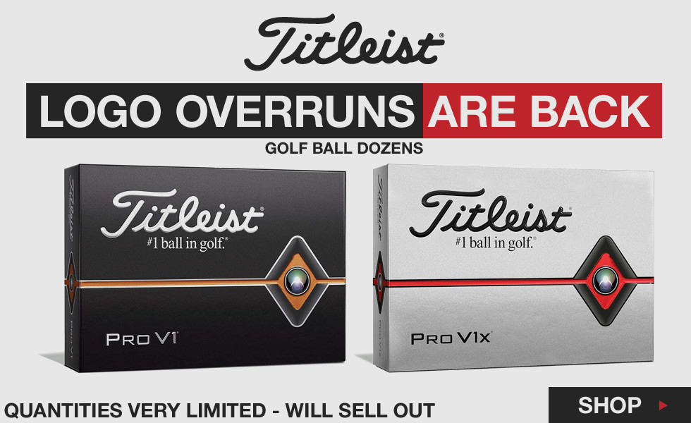 Titleist ProV1 and ProV1X Logo Overrun Golf Balls Are Back