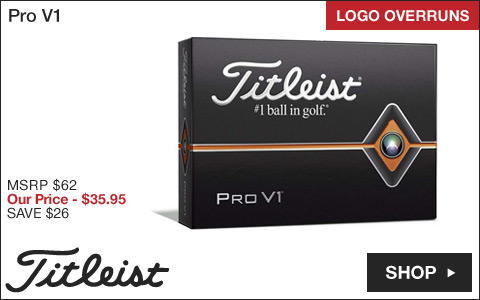 Titleist Pro V1 Golf Balls - Logo Overruns