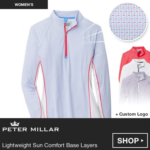 Peter Millar Women's Lightweight Sun Comfort Golf Base Layers