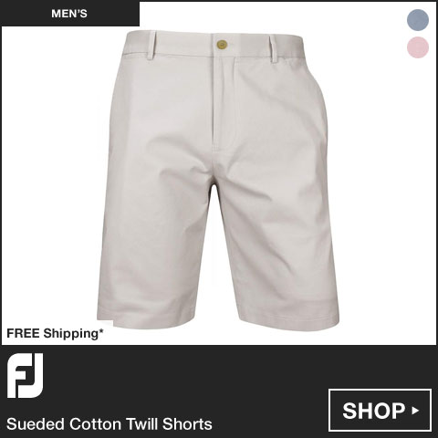 FJ Sueded Cotton Twill Golf Shorts