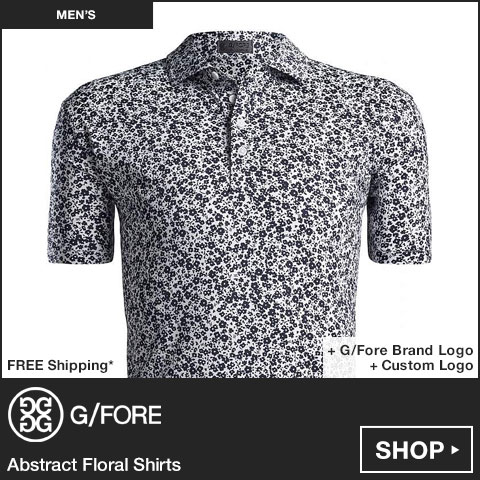 G/FORE Abstract Floral Golf Shirts