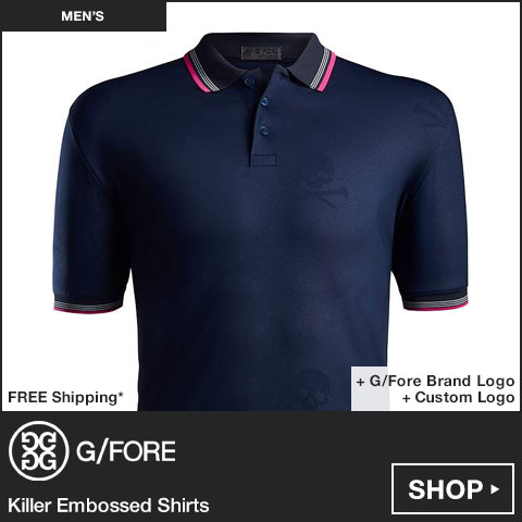 G/FORE Killer Embossed Golf Shirts