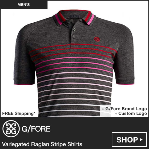 G/FORE Variegated Raglan Stripe Golf Shirts