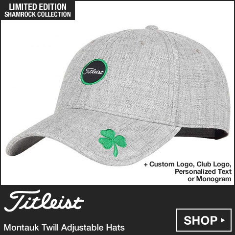 Titleist Montauk Twill Adjustable Golf Hats - Limited Edition Shamrock