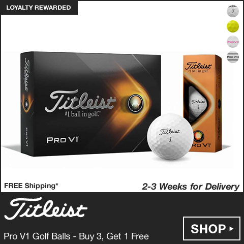 Titleist Pro V1 Golf Balls - Buy 3, Get 1 Free