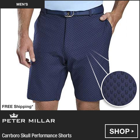 Peter Millar Carrboro Skull Performance Golf Shorts