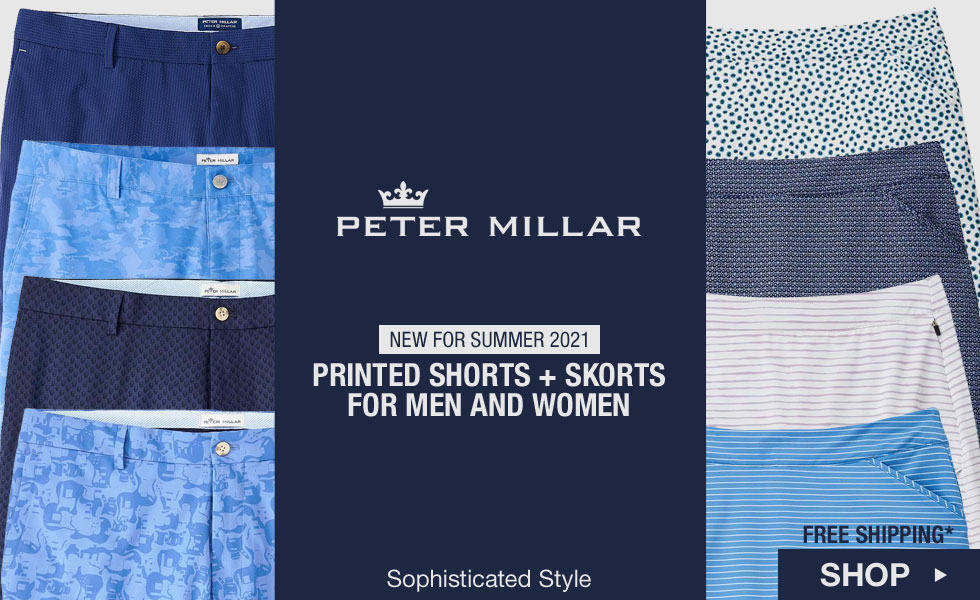 Peter Millar Golf Shorts and Skorts at Golf Locker