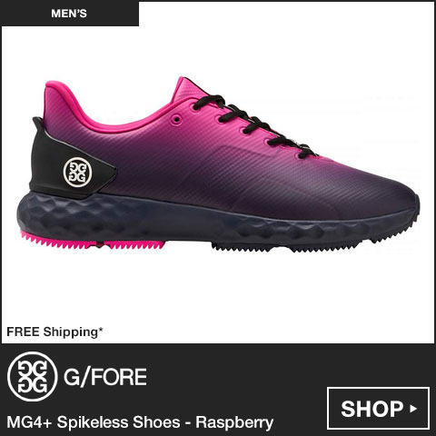 G/FORE MG4+ Spikeless Golf Shoes - Raspberry