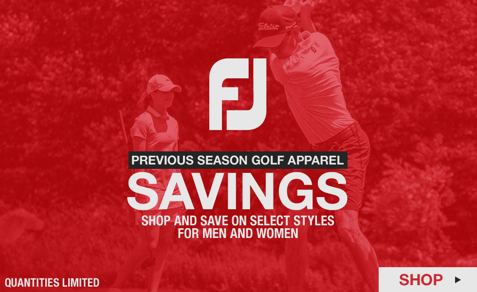 FJ Previous Season Golf Apparel Savings at Golf Locker