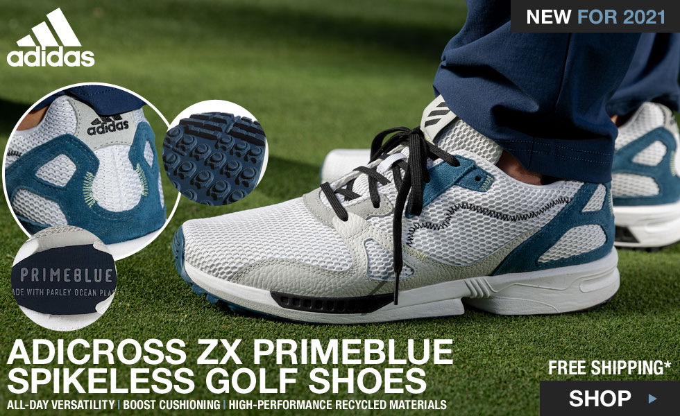 Adidas Adicross ZX Primeblue Spikeless Golf Shoes