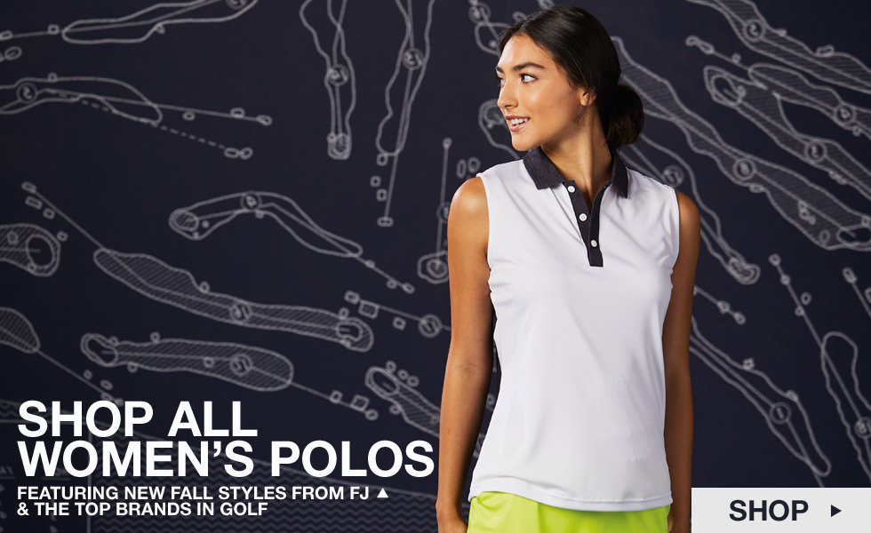 Shop All Women's Polos by Size at Golf Locker