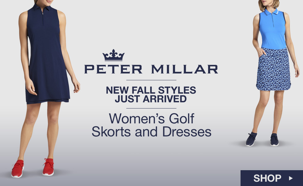 New Peter Millar Women's Skorts and Dresses for Fall 2021 at Golf Locker