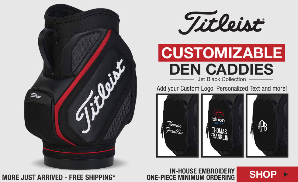 Titleist Customizable Den Caddies - Jet Black Collection