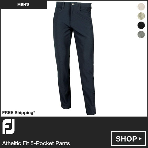 FJ Athletic Fit 5-Pocket Golf Pants