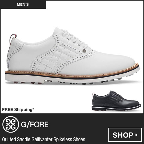 G/FORE Quilted Saddle Gallivanter Spikeless Golf Shoes at Golf Locker