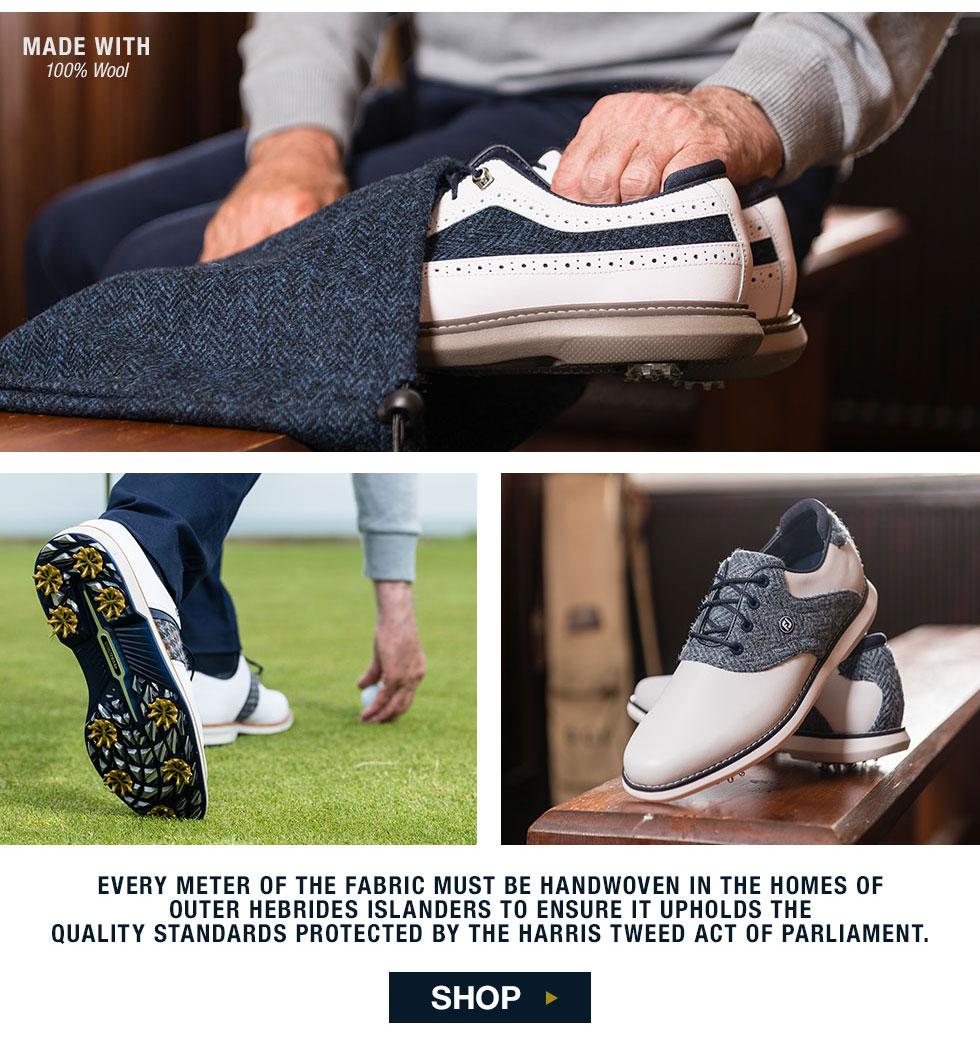 FJ Limited Edition Harris Tweed Shoes at Golf Locker