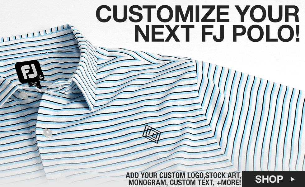 Customize Your Next FJ Polo at Golf Locker