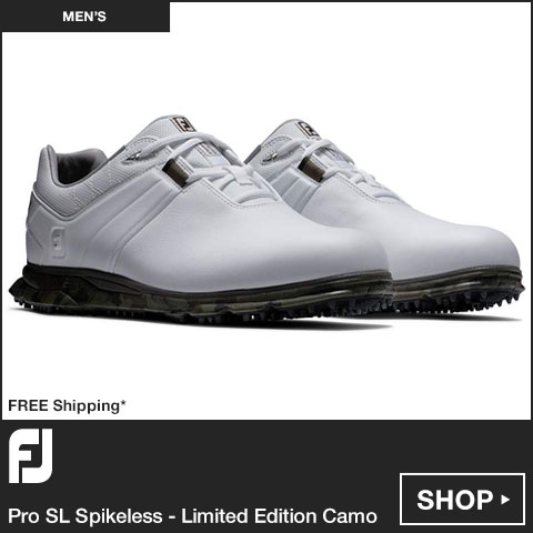 FJ Pro SL Spikeless Golf Shoes - Limited Edition Camo at Golf Locker