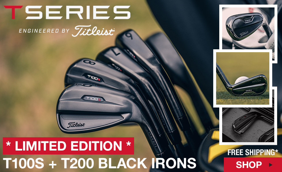 Titleist Limited Edition T-Series Black Irons at Golf Locker