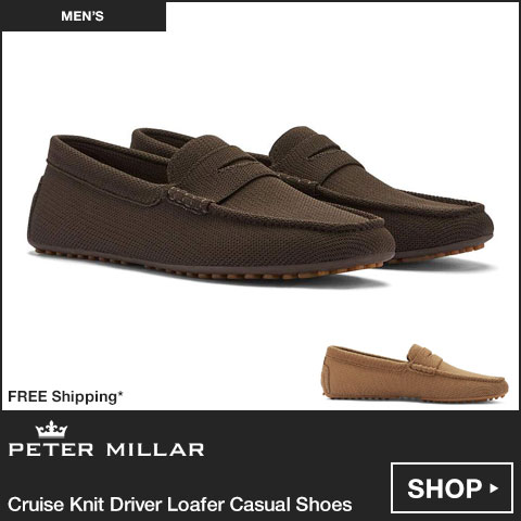 Peter Millar Cruise Knit Driver Loafer Casual Shoes at Golf Locker