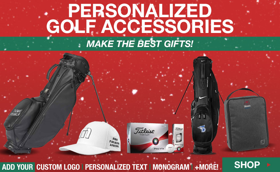 Personalization on golf items at Golf Locker