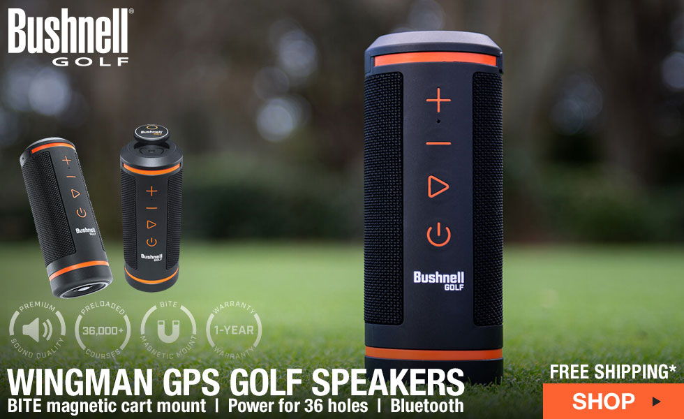 Bushnell Wingman GPS Golf Speakers at Golf Locker