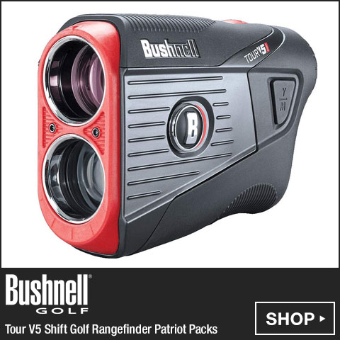 Bushnell Tour V5 Shift Golf Rangefinder Patriot Packs at Golf Locker