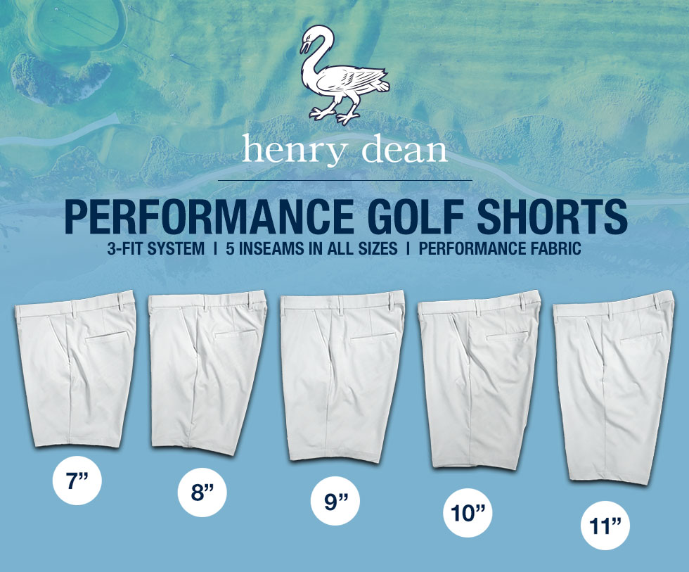 henry dean Performance Golf Shorts at Golf Locker