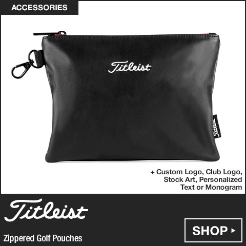 Titleist Zippered Golf Pouches at Golf Locker