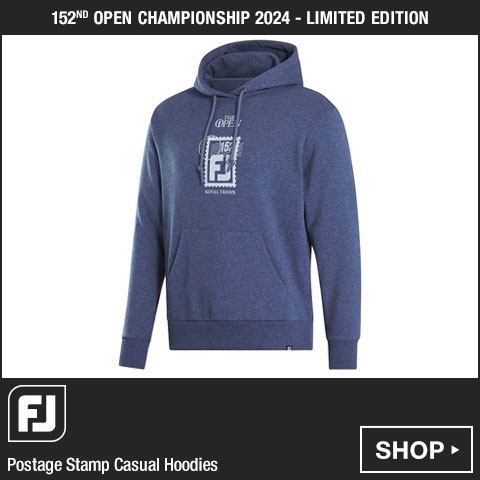 FJ 152nd Open Championship 2024 Postage Stamp Casual Hoodies at Golf Locker