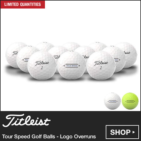 Titleist Tour Speed Golf Balls - Logo Overruns at Golf Locker