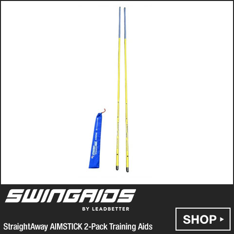 Leadbetter StraightAway AIMSTICK 2-Pack Training Aids at Golf Locker