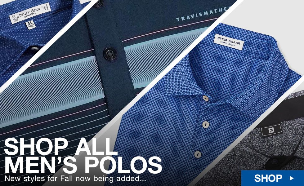 Shop All Men's Polos at Golf Locker