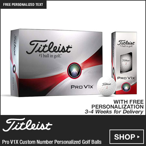 Titleist Pro V1X Custom Number Personalized Golf Balls at Golf Locker