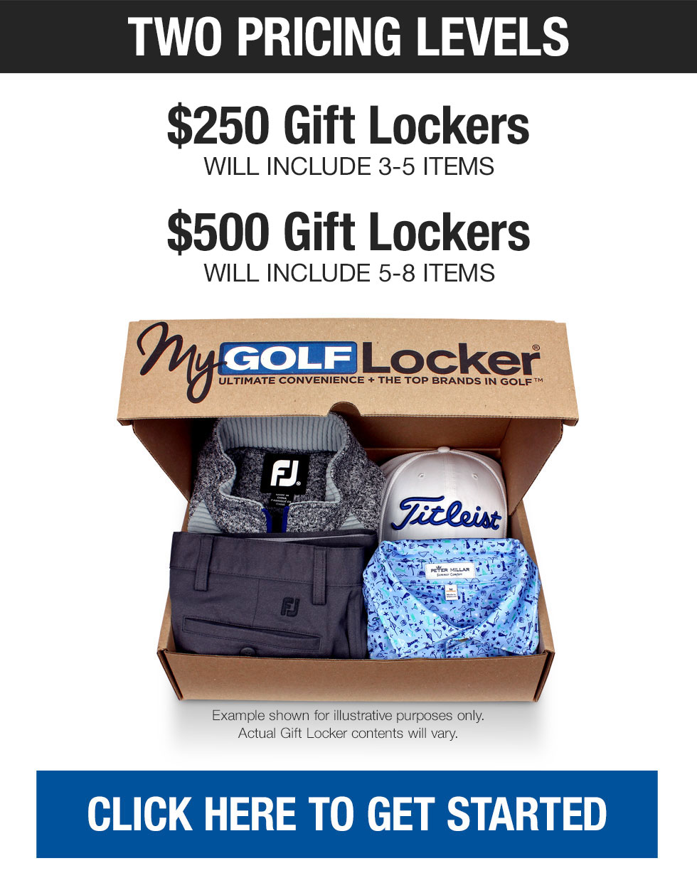 My Golf Locker Gift Lockers - Great Holiday Gift Idea