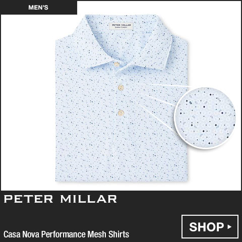 Peter Millar Casa Nova Performance Mesh Golf Shirts at Golf Locker