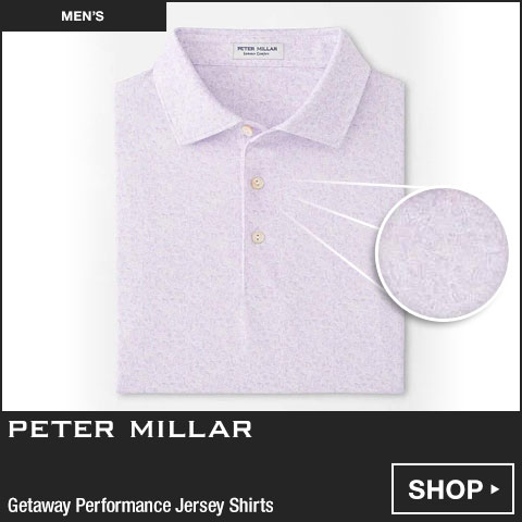 Peter Millar Getaway Performance Jersey Golf Shirts at Golf Locker