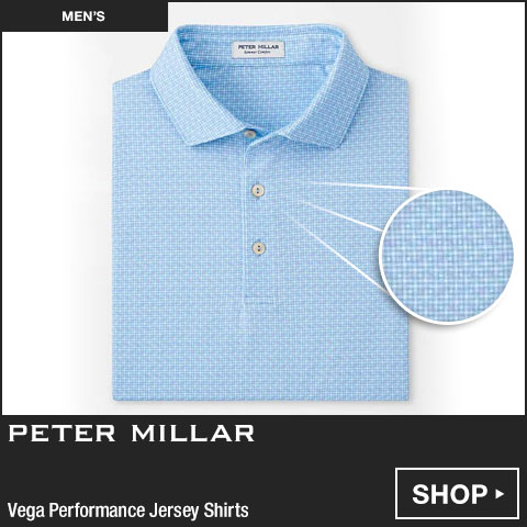 Peter Millar Vega Performance Jersey Golf Shirts at Golf Locker