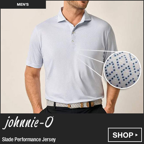 Johnnie-O Slade Performance Jersey Golf Shirts at Golf Locker