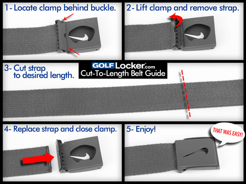 how to put buckle on belt