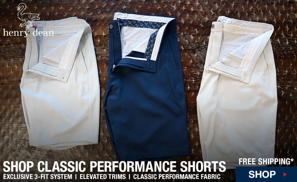 henry dean Classic Performance Golf Shorts at Golf Locker