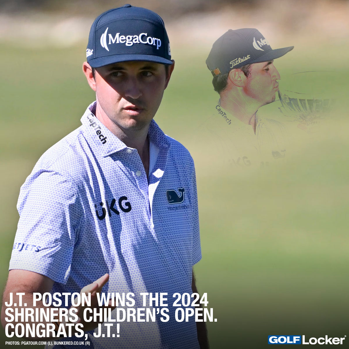 J.T. Poston Wins The 2024 Shriners Childrens Open. Congrats, J.T.!