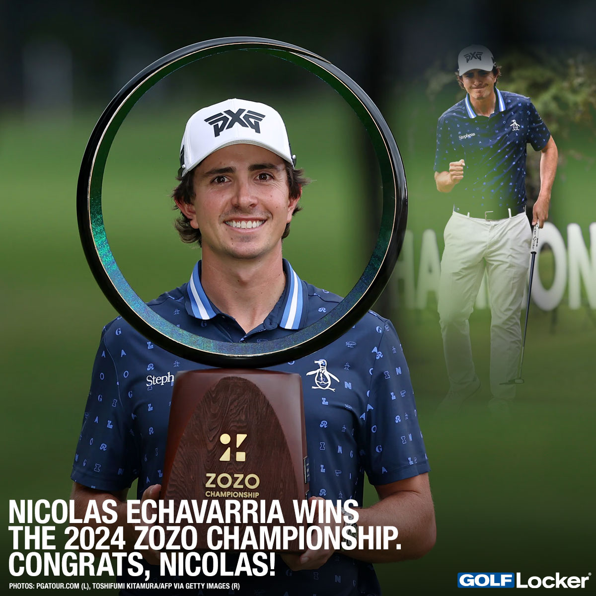 Nicolas Echavarria Wins The 2024 ZOZO CHAMPIONSHIP. Congrats, Nicolas!