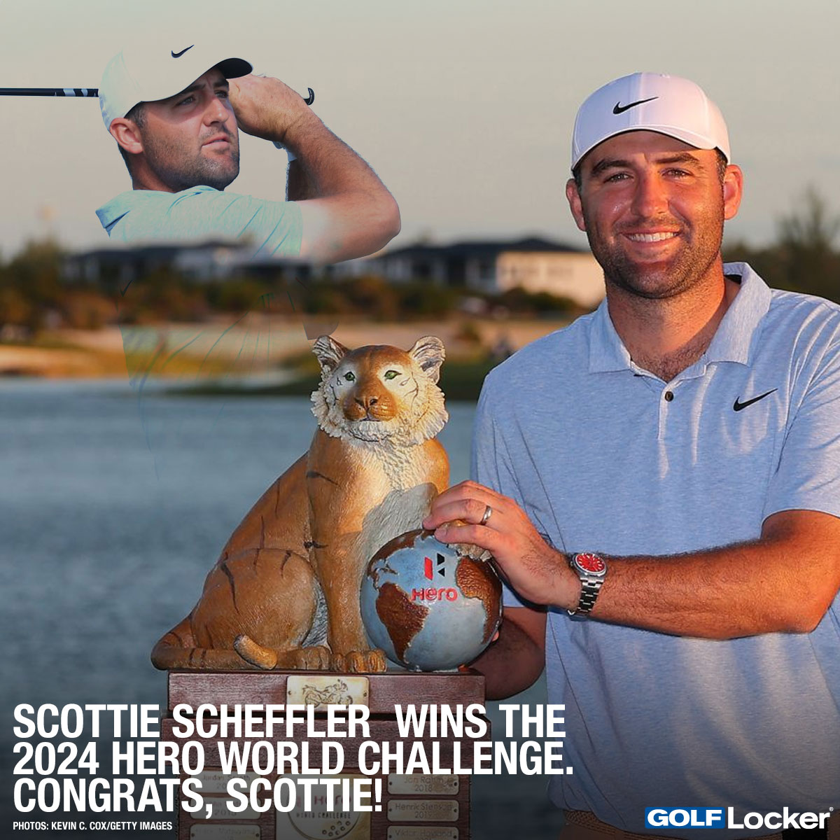 Scottie Scheffler Wins the 2024 Hero World Challenge. Congrats, Scottie!