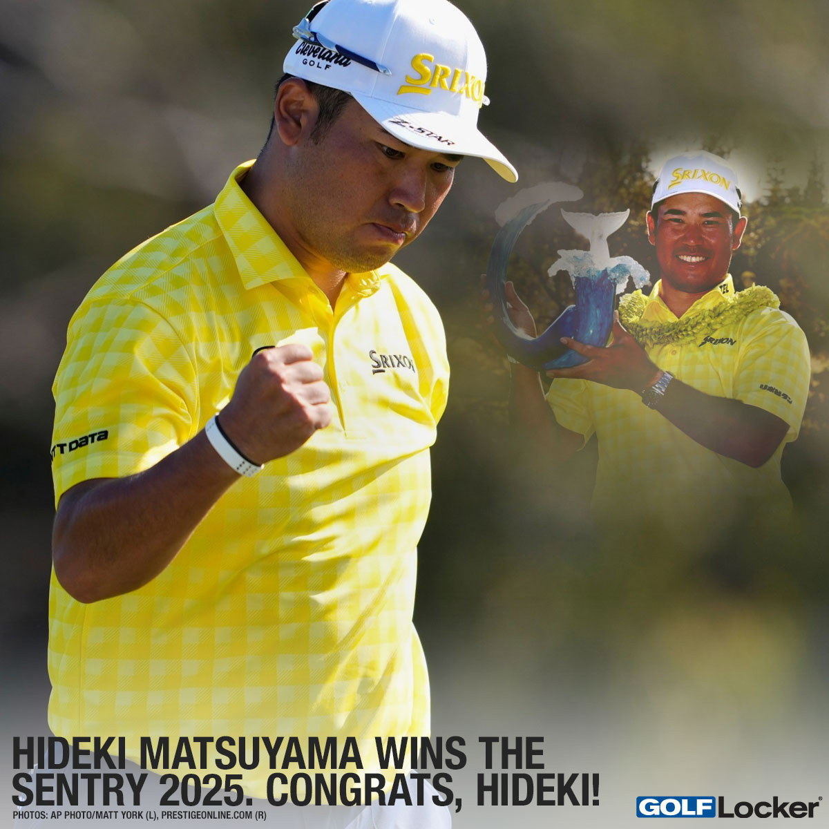 Hideki Matsuyama Wins The Sentry 2025. Congrats, Hideki!