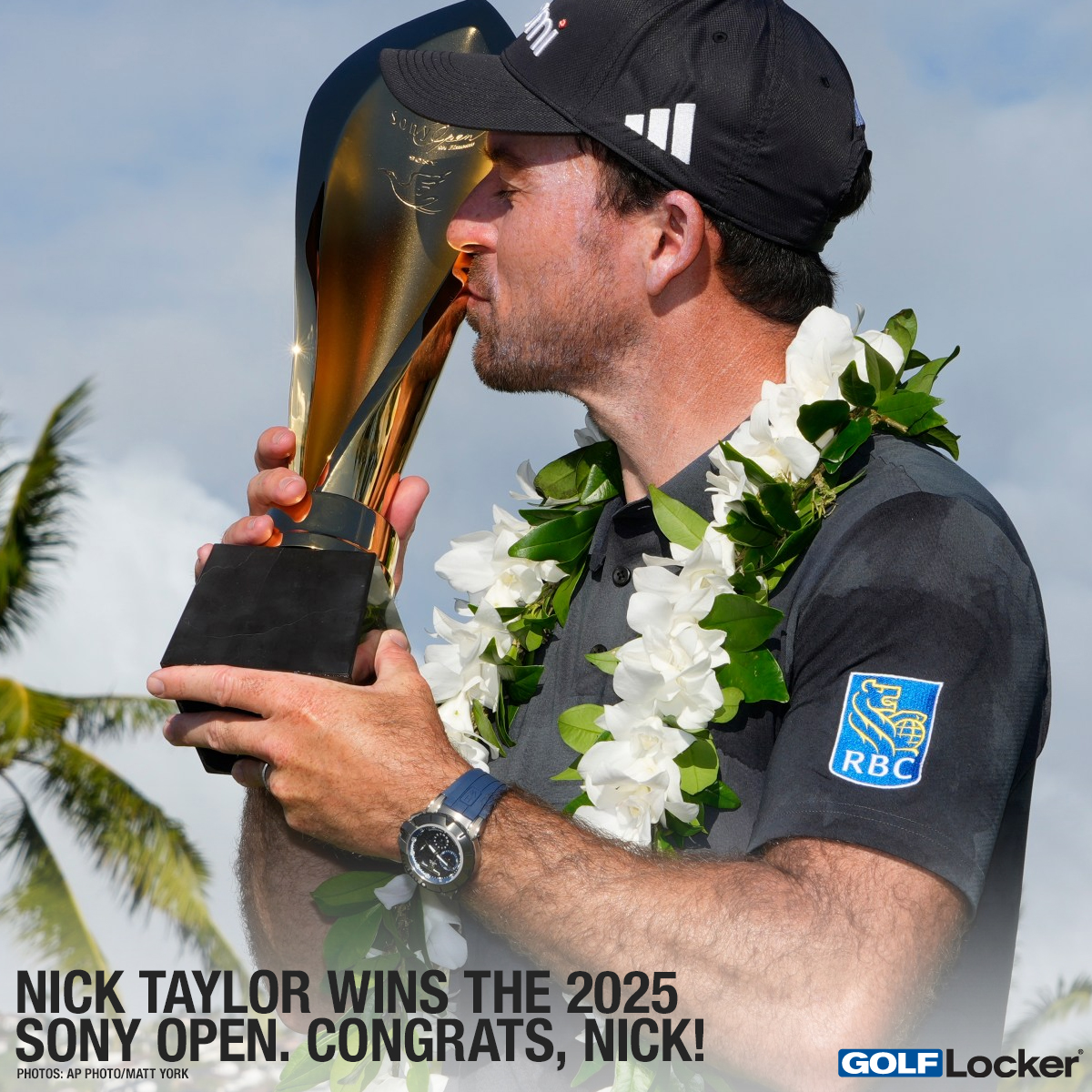 Nick Taylor Wins the 2025 Sony Open. Congrats, Nick!