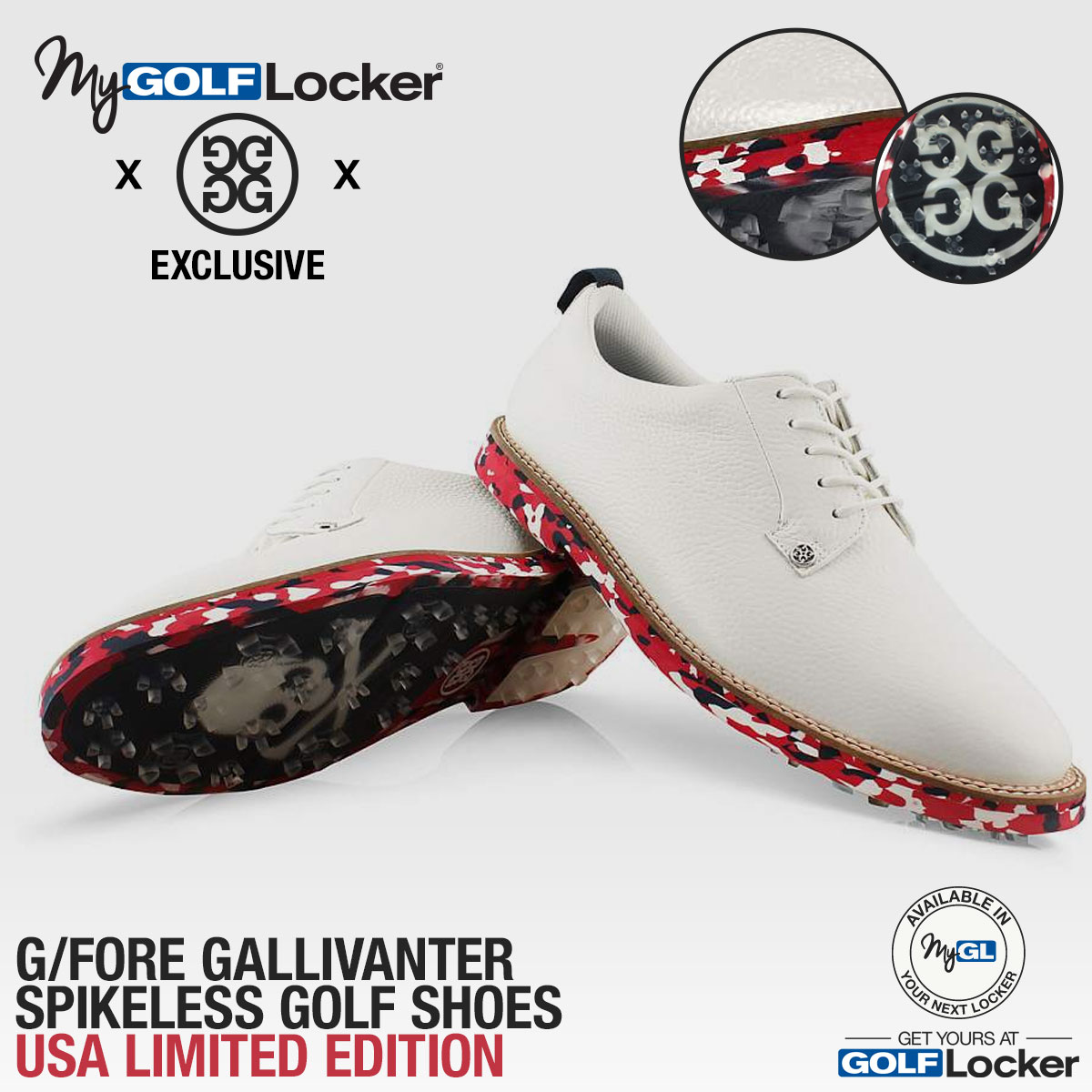 My Golf Locker x G/FORE Gallivanter Spikeless Golf Shoes - USA Limited Edition