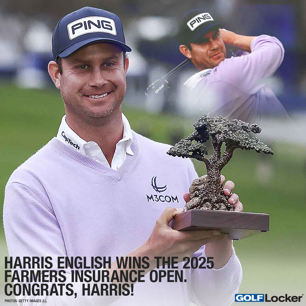 Harris English Wins the 2025 Farmers Insurance Open. Congrats, Harris!