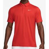Nike Tour Dri-FIT Solid Golf Shirts - HOLIDAY SPECIAL in Habanero red