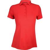 Peter Millar Women's Performance Golf Shirts - Previous Season Style - ON SALE in Cinnabar red